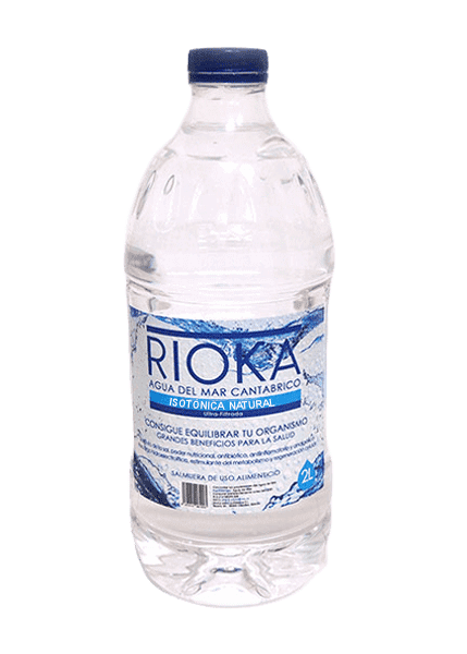 Agua de Mar Isotónica Natural Rioka Botella de 2 Litros