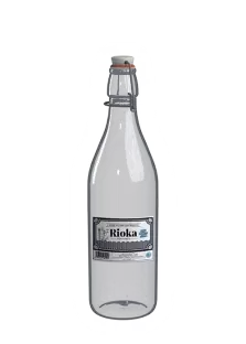 Agua de mar hipertónica en botella de vidrio 1