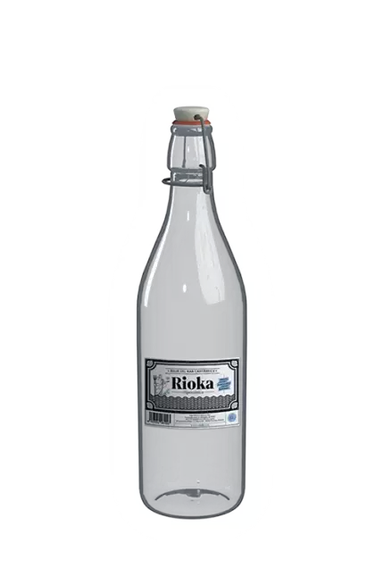 Agua de mar hipertónica en botella de vidrio 1